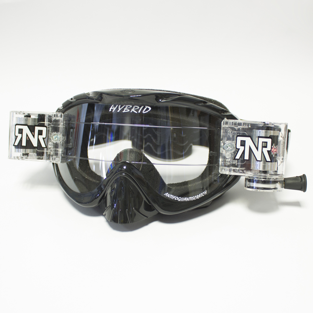 RNR HYBRID FULLY LOADED R/P GOGGLE BLACK